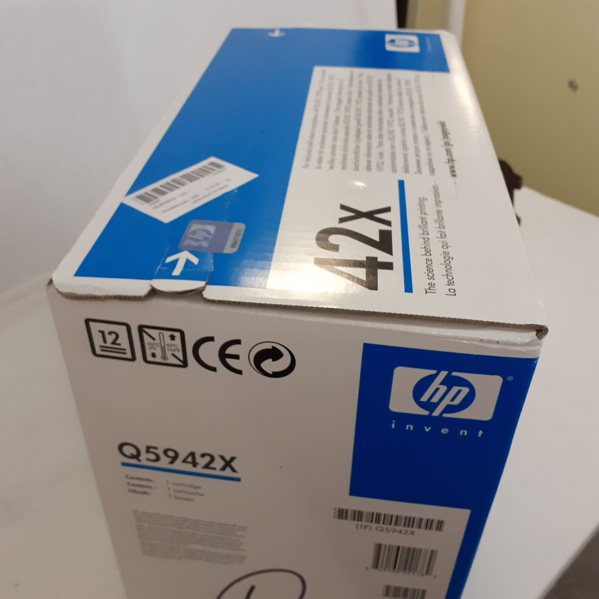 Voir photo 3 de Cartouche impression - HP LaserJet 42 X - 4250/4350 - Q5942X Cartouche impression - HP LaserJet 42 X - 4250/4350 - Q5942X Comme neuf - Vue 3 -
